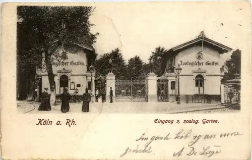 Cöln - Eingang zum zoologischen Garten -441930