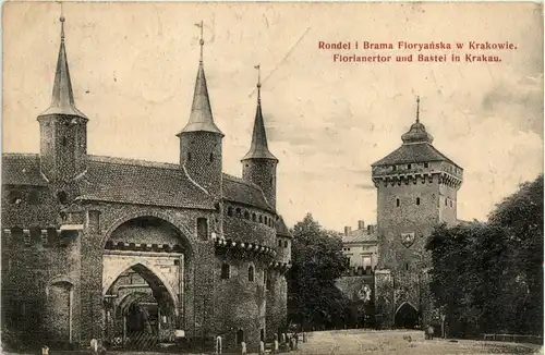 Krakau - Florianertor und Bastei -441152