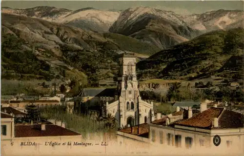 Blida, LEglise et la Montagne -362372