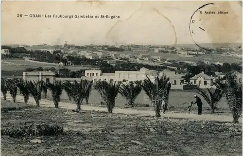 Oran, Les Faubourgs Gambetta et St.Eugene -362452