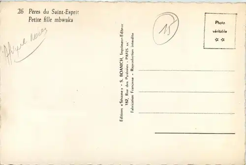 Cameroun - Missions des PP du Saint Esprit -443036