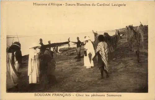 Soudan - Chez les pecheurs Somonos -443136