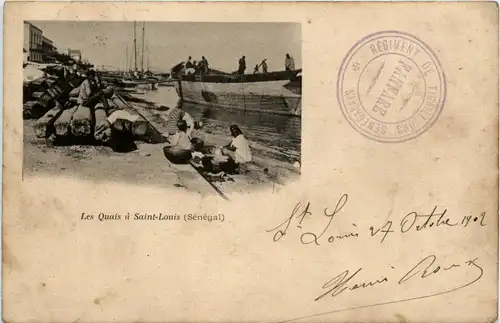 Senegal - Les Quais a Saint Louis -443392