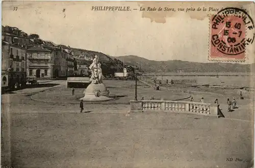 Philippeville, La Rade de Stora, vue prise de la Place -362962