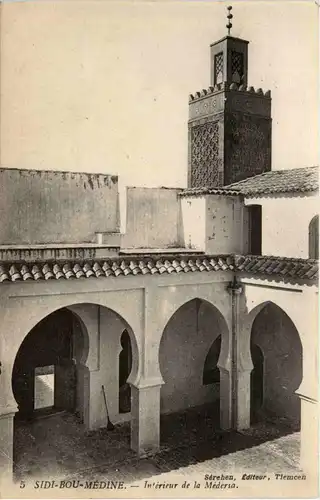 Sidi-Bou-Medine, Interieur de la Medersa -362872