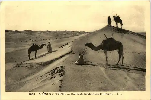 Algerien sonstige, Dunes de Sable dans le Desert -363232