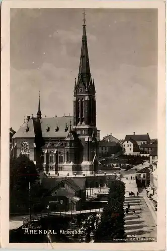 Arendal - Kirkegade -442686