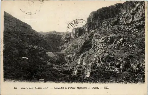 Env. De Tlemcen, Cascades de LÒued Mefrpuch-el-Ourit -362144