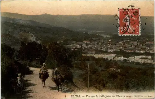 Blida, Vue sur la Ville prise du Chemin de la Glaciere -361978