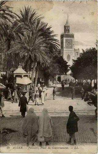 Alger, Palmiers, Place du Gouvernement -362224