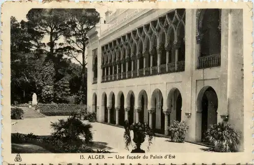 Alger, Une facade du Palais dÈte -362298