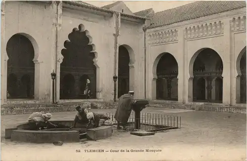 Tlemcen, Cour de la Grande Mosquee -362564