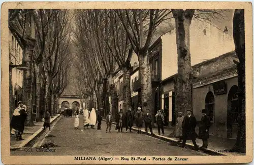 Miliana, Rue St-Paul - Portes du Zaccar -363606