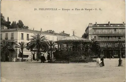 Philippeville, Kiosque et Place de Marque -362944