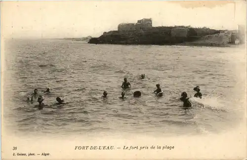 Fort-De Lèau, Le fort pris de la plage -362758