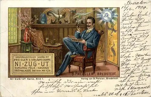 Werbung - Zigarren NI ZUG UT - Rauchen -70800