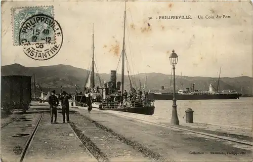 Philippeville, Un Coin du Port -362978