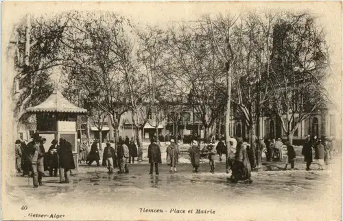 Tlemcen, Place et Mairie -363420