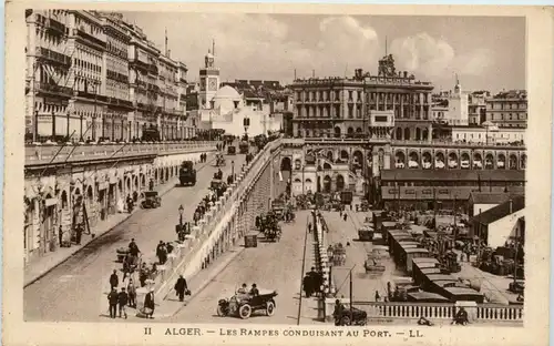 Alger, Les Rampes Conduisant au Port -362214