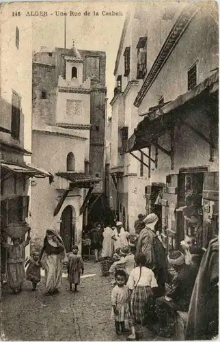 Alger, Une Rue de la Casbah -362254