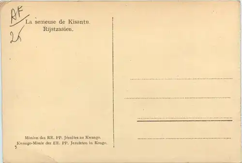 Rijstzaaien - La Semause de Kisantu -444614