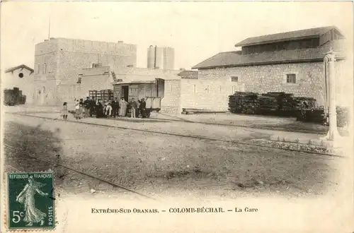 Extreme-Sud Oranais, Colomb-Bechar, La Gare -363520