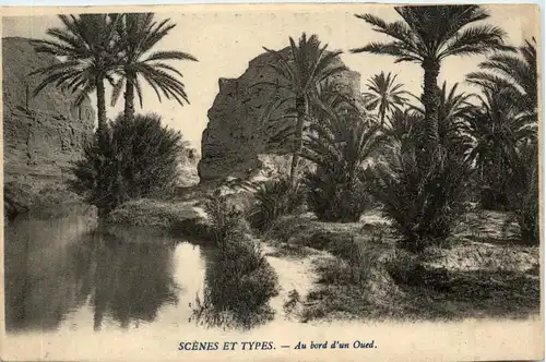 Algerien sonstige, Au bord d`un Oued -363178