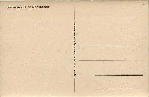 Den Haag - Paleis Noordeinde -444278