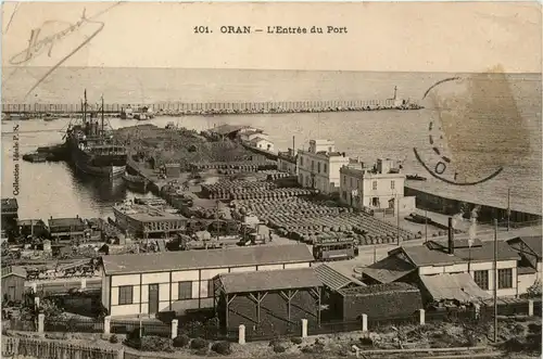 Oran, LÈntree du Port -362454