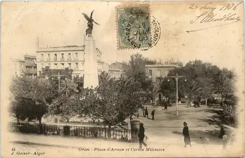 Oran, Place dÀrmes et Cercle militaire -362474