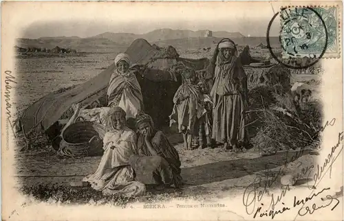 Biskra, Tentes et Nomades -363318