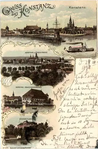 Gruss aus Konstanz - Litho -71676