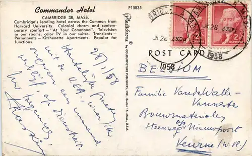 Cambridge - Commander Hotel -445384