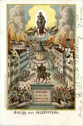 Gruss aus Altötting - Litho -71996