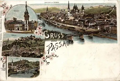 Gruss aus Passau - Litho -72036