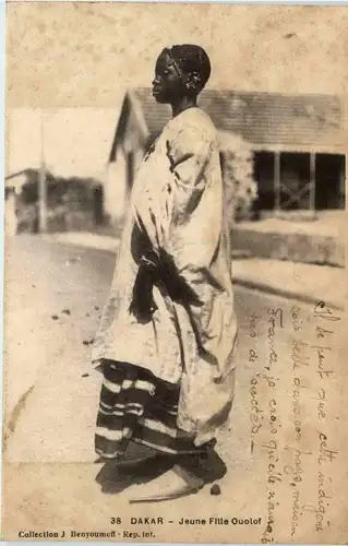 Senegal Dakar - Jeune Fille Ouolof -444608