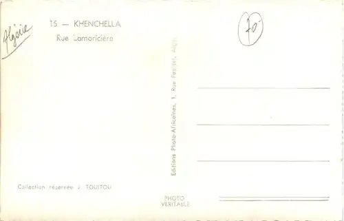 Khenchella, Rue Lamoriciere -363614