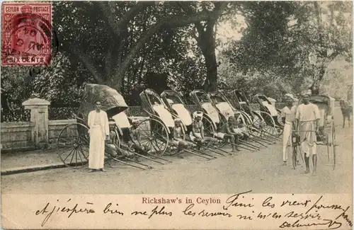 Rickshaws in Ceylon -446014