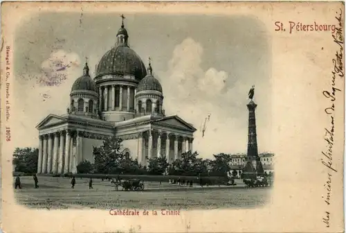 St. Petersbourg - Prägekarte -444888