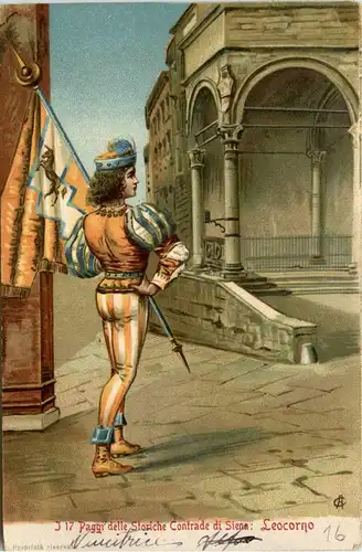 Paggi delle Storiche Contrade di Siena - Leocorno -72610