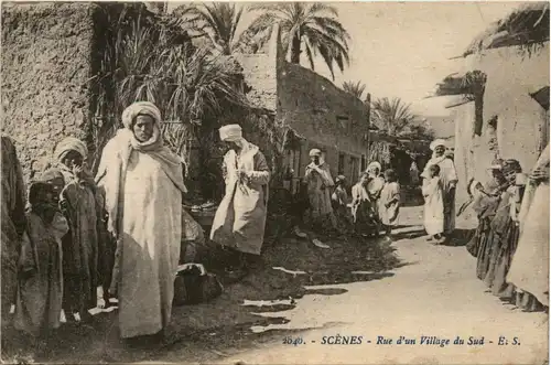 Algerien sonstige, Rue dùn Village du Sud -363714