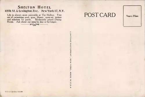 New York City - Shelton Hotel -444896