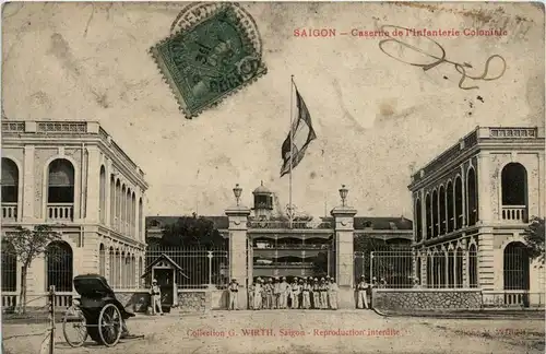 Saigon - Caserne de l Infanterie Coloniale -446468