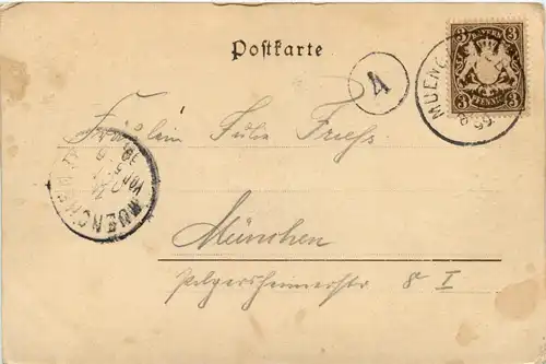 München - Gruss aus dem Augustiner Restaurant -73442