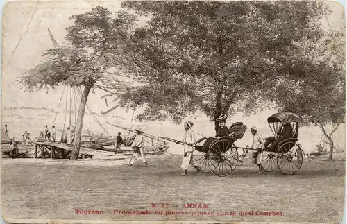 Annam - Tourane - Promenade -446032