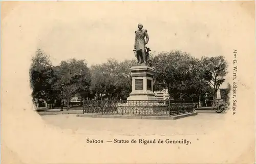 Saigon - Statue de Rigaud de Genouilly -446502