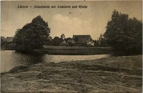 Lüchow - Jeetzelpartie mit Amtsturm -447734