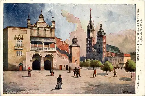 Krakow - Künstlerkarte -447824