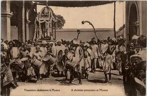 India - Mysore - Christian procession -446190