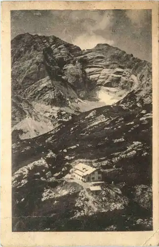 Gesäuse, Hesshütte gegen das Hochtor -353640
